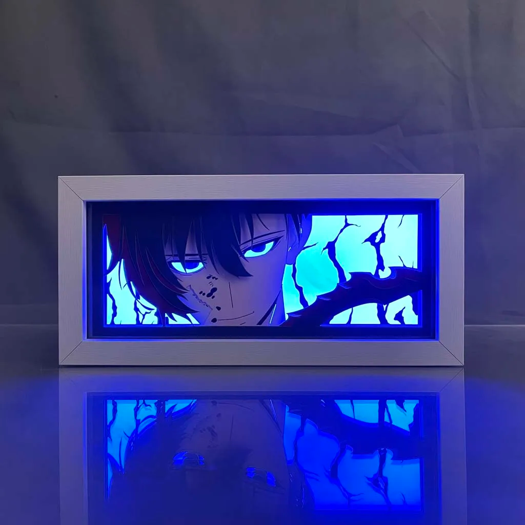 Sung Jin-Woo "Dual Wake" Lampe 3D Nachtlicht - Solo Leveling™