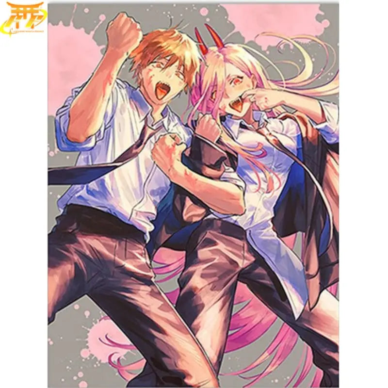 Denji x Power Poster – Chainsaw Man™