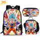 Die Transformationen von Goku Rucksack mit Federmäppchen und Tasche - Dragon Ball Z™