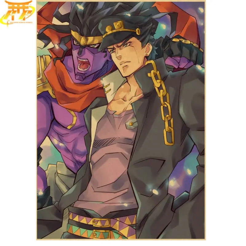 Jotaro x Star Platinum Poster – Jojo’s Bizarre Adventure™