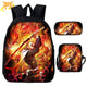 Kyojuro Rucksack mit Federmäppchen und Tasche - Demon Slayer™