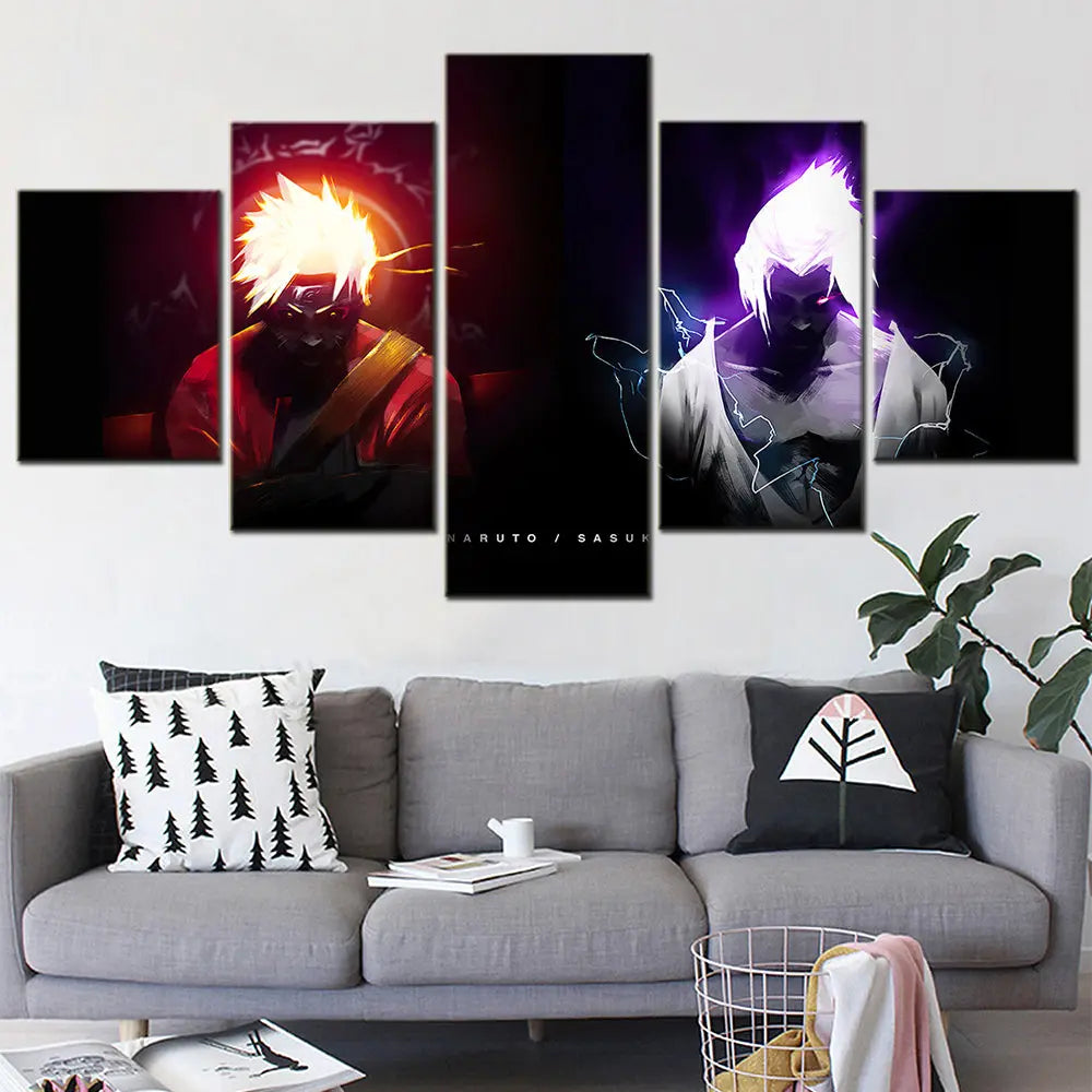 Naruto x Sasuke Ewige Rivalen Gemälde - Naruto Shippuden™