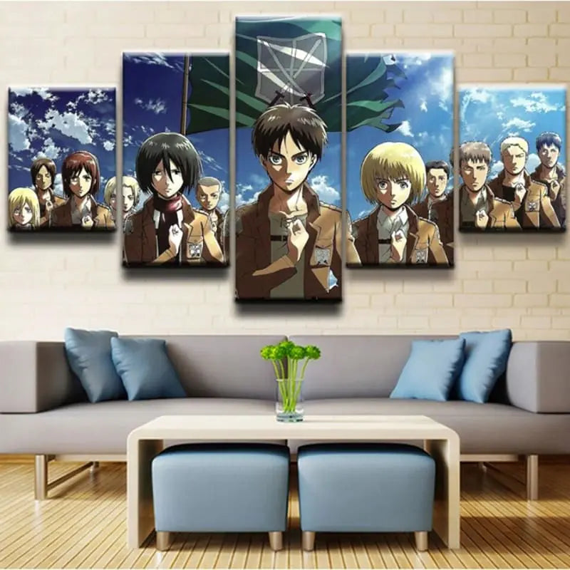 Scout-Bataillon Gemälde – Attack on Titan™