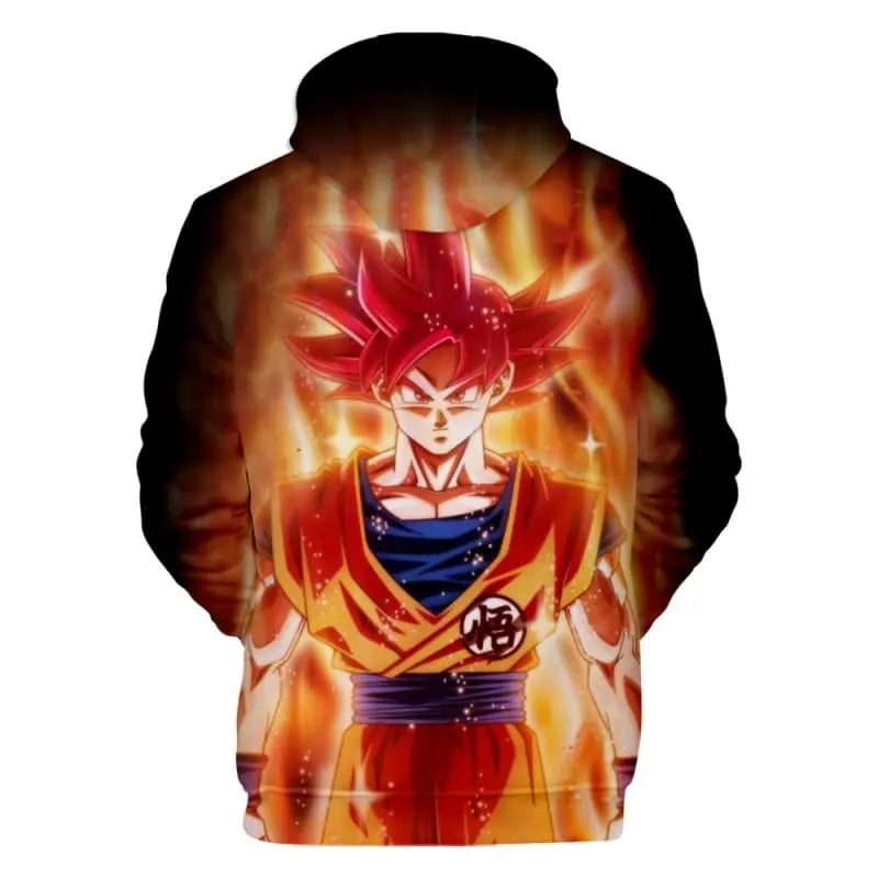 Son Goku „Super Saiyajin God“ Pullover – Dragon Ball Z™