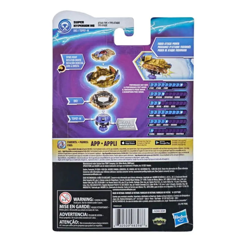Super Hyperion H6 1A-D Xceed-SPM Kreisel – Beyblade Burst
