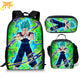 Vegeto SSJ Blau Rucksack mit Federmäppchen und Tasche - Dragon Ball Z™