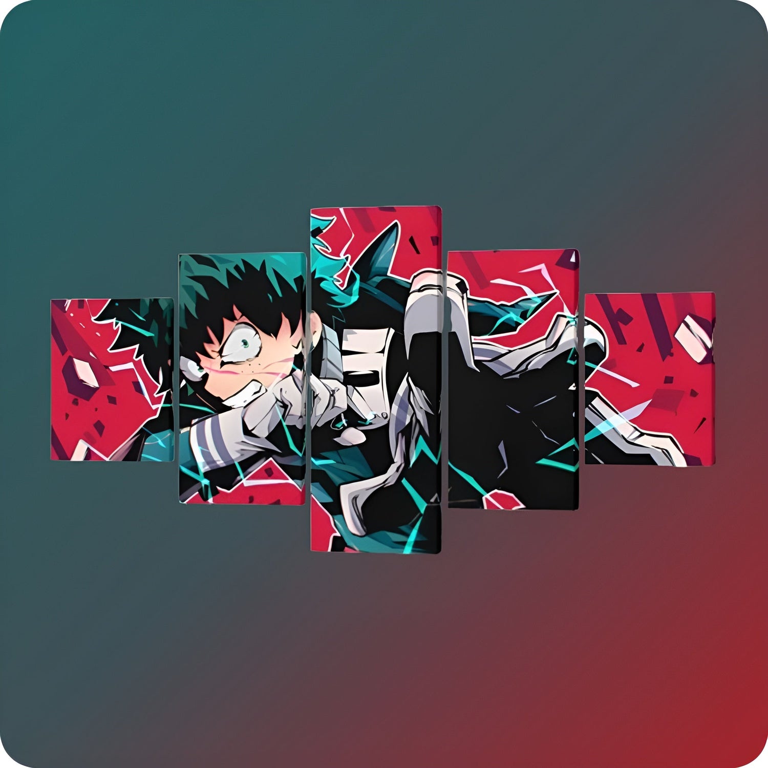 My Hero Academia - Gemälde und Rahmen