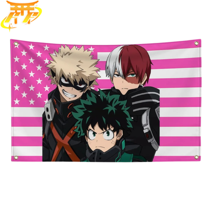 „Helden-Trio“ Flagge – My Hero Academia™