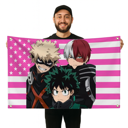 „Helden-Trio“ Flagge – My Hero Academia™