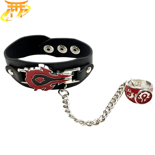 „Horde-Symbol“ Armband + Ring – World of Warcraft™