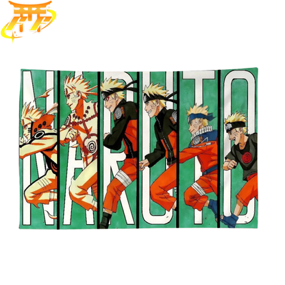 Naruto „Rennen durch die Zeiten“ Flagge – Naruto™