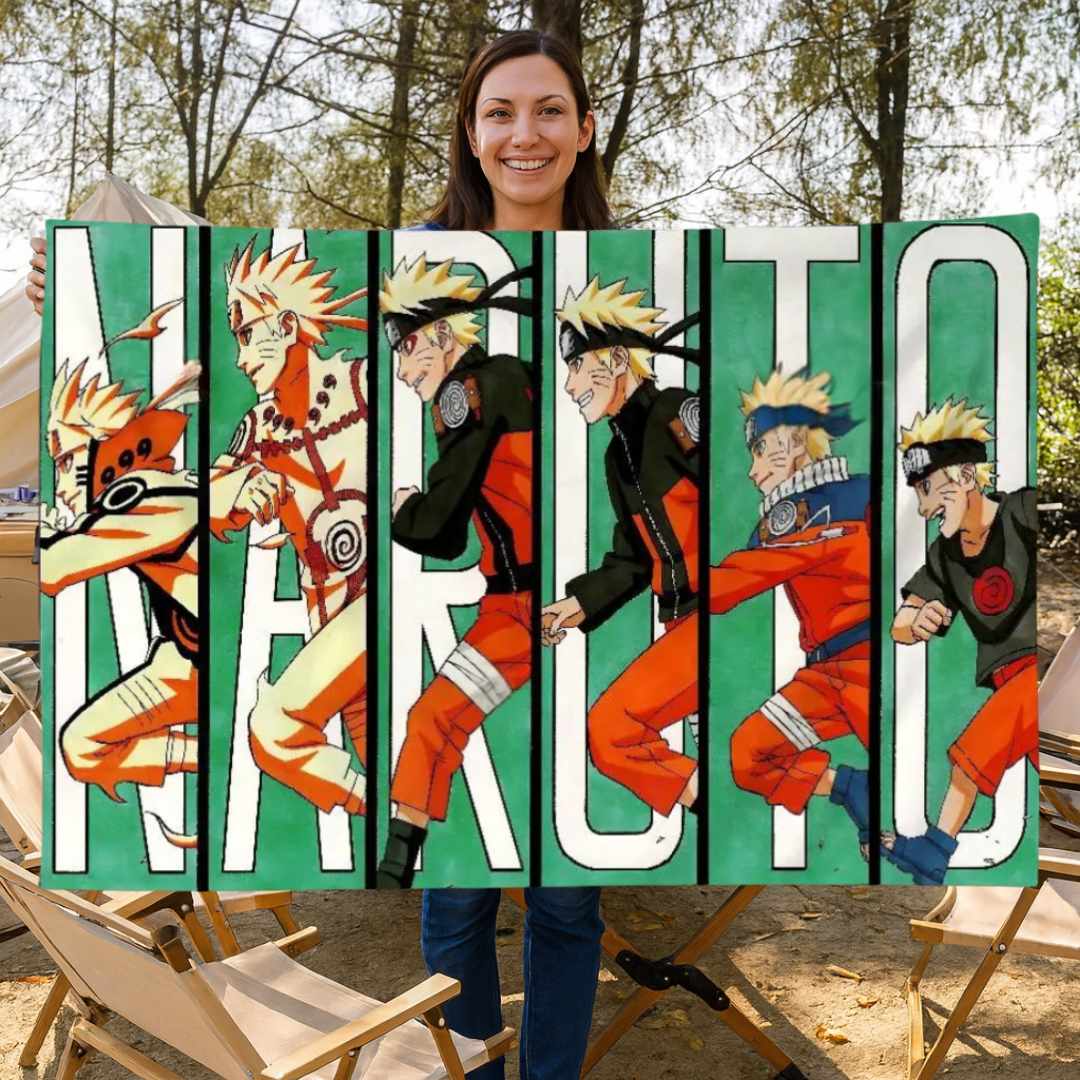 Naruto „Rennen durch die Zeiten“ Flagge – Naruto™