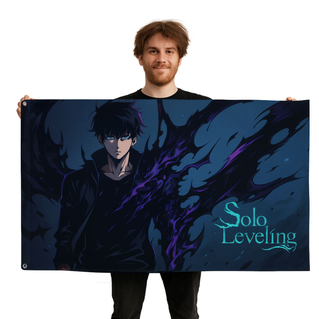 Sung Jinwoo „Herr der Schatten“ Flagge - Solo Leveling™