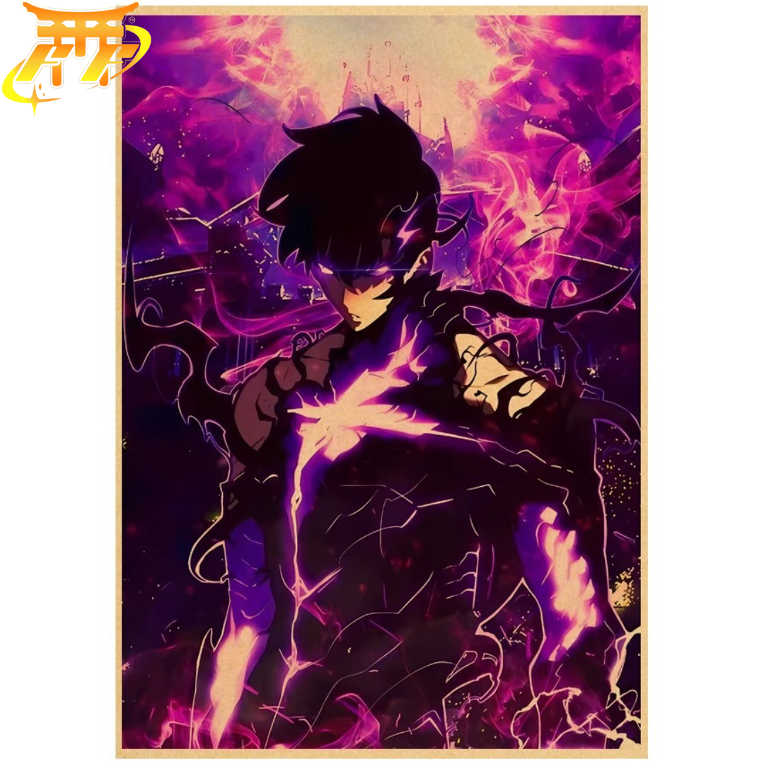 Sung Jinwoo Poster „Aufstieg des Monarchen“ – Solo Leveling™