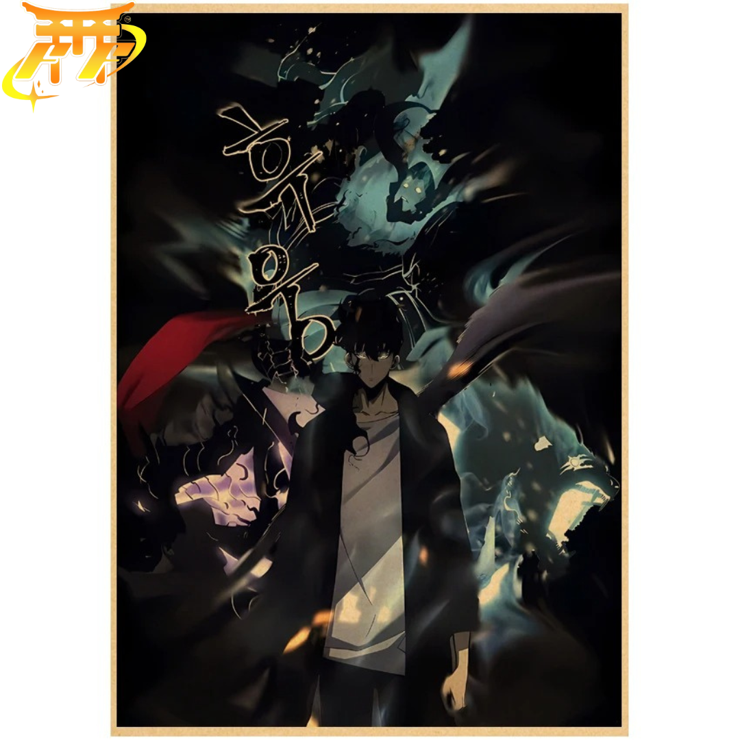 Sung Jinwoo Poster „Marsch der Schatten“ - Solo Leveling™