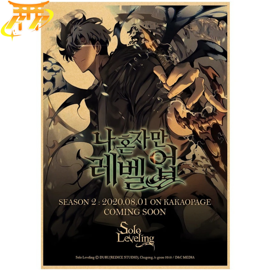 Sung Jinwoo Poster „Rückkehr Des Jägers“ - Solo Leveling™