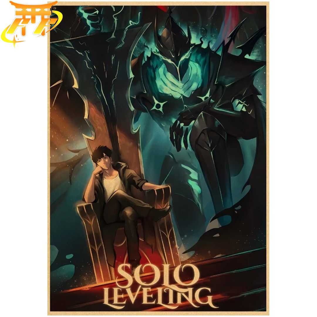 Sung Jinwoo Poster „Thron der Schatten“ - Solo Leveling™