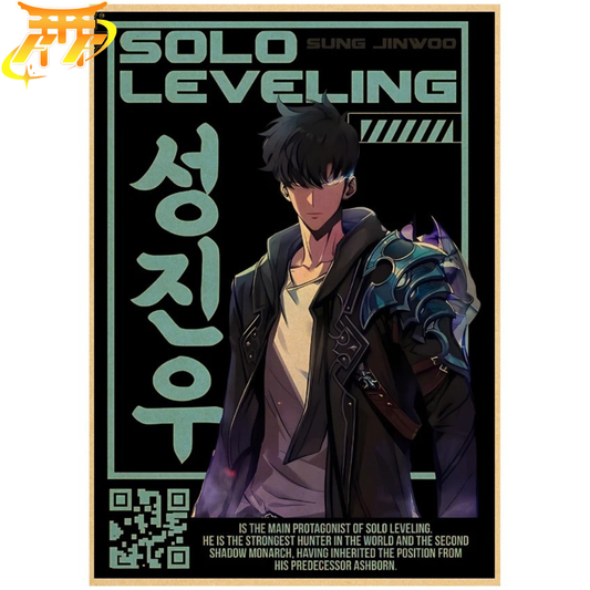 Sung Jinwoo Poster „Ultimativer Jäger“ - Solo Leveling™