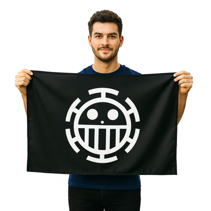 Trafalgar D. Water Law Flagge – One Piece™