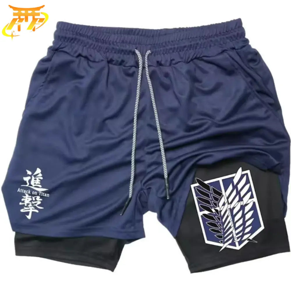 Bataillon der Erkundung Blau Short - Attack on Titan™