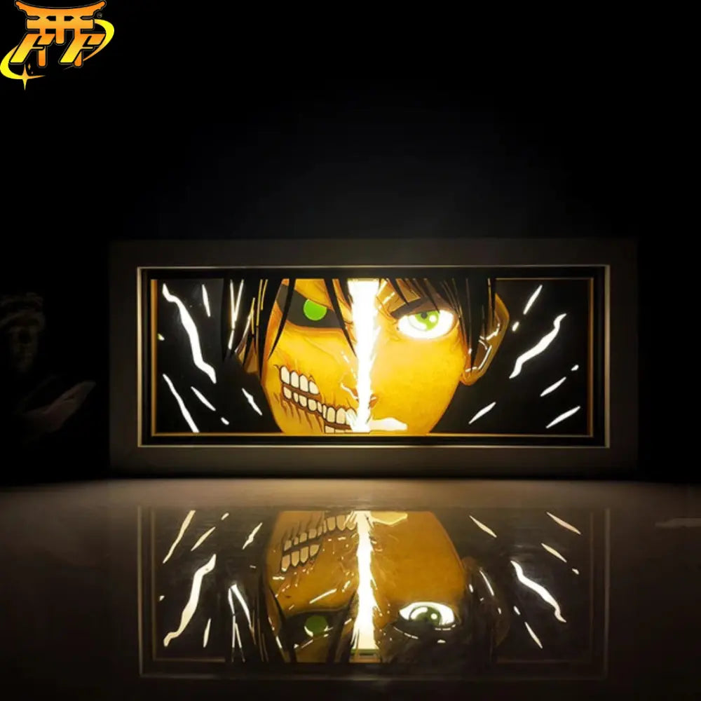Eren x Titan Angreifer Lampe 3D-Nachtlicht - Attack on