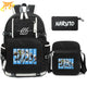 Kakashi Rucksack mit Federmäppchen und Tasche - Naruto Shippuden™