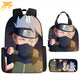 Kakashi Storm 3 Rucksack mit Federmäppchen und Tasche - Naruto Shippuden™