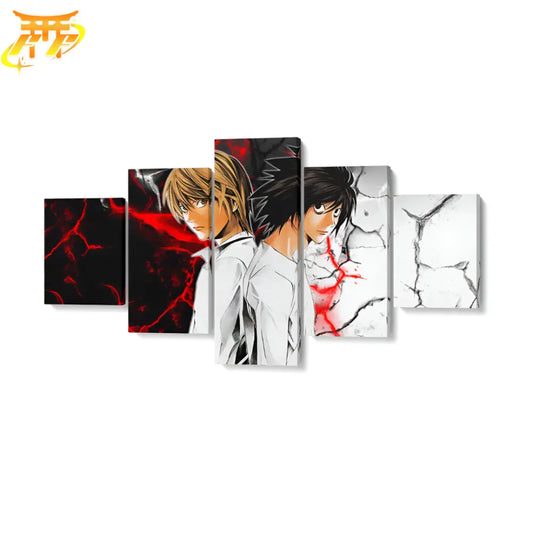 Kira vs. L-Gemälde – Death Note™