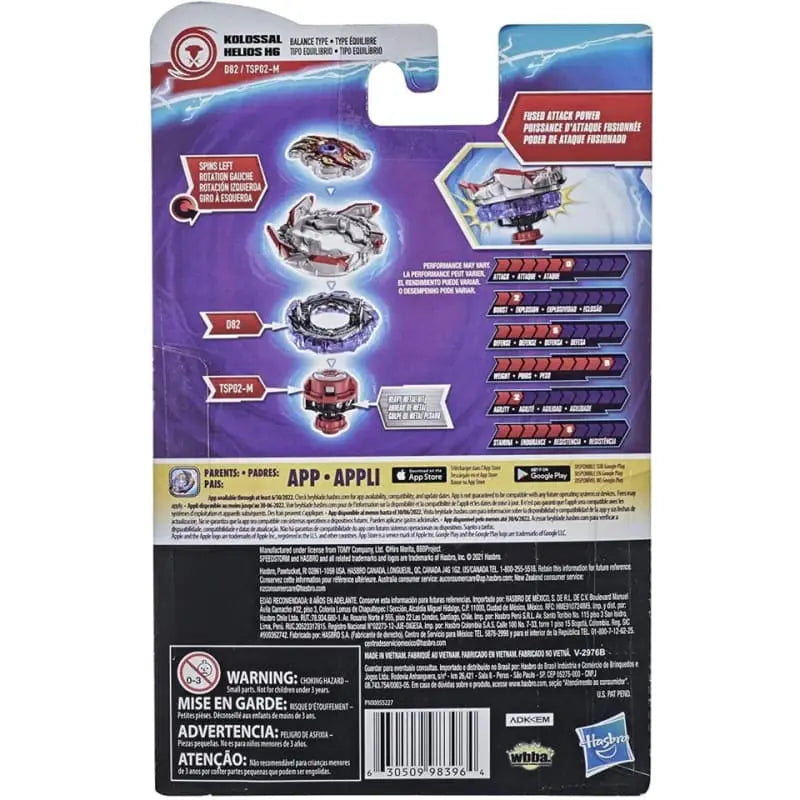 Kolossal Helios H6 1B-D Zoning-SPM Kreisel – Beyblade