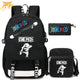 Monkey D. Luffy Rucksack mit Federmäppchen und Tasche - One Piece™