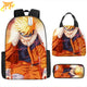Naruto 2. Form Rucksack mit Federmäppchen und Tasche - Naruto Shippuden™