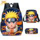 Naruto Genin Rucksack mit Federmäppchen und Tasche - Naruto Shippuden™