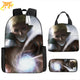 Naruto Hokage Rucksack mit Federmäppchen und Tasche - Naruto Shippuden™