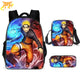 Naruto Rasengan Rucksack mit Federmäppchen und Tasche - Naruto Shippuden™