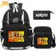 Naruto Uzumaki Rucksack mit Federmäppchen und Tasche - Naruto Shippuden™