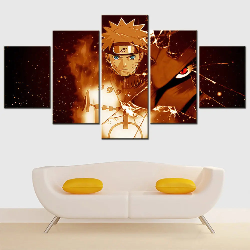 Naruto x Kurama Gemälde - Naruto Shippuden™