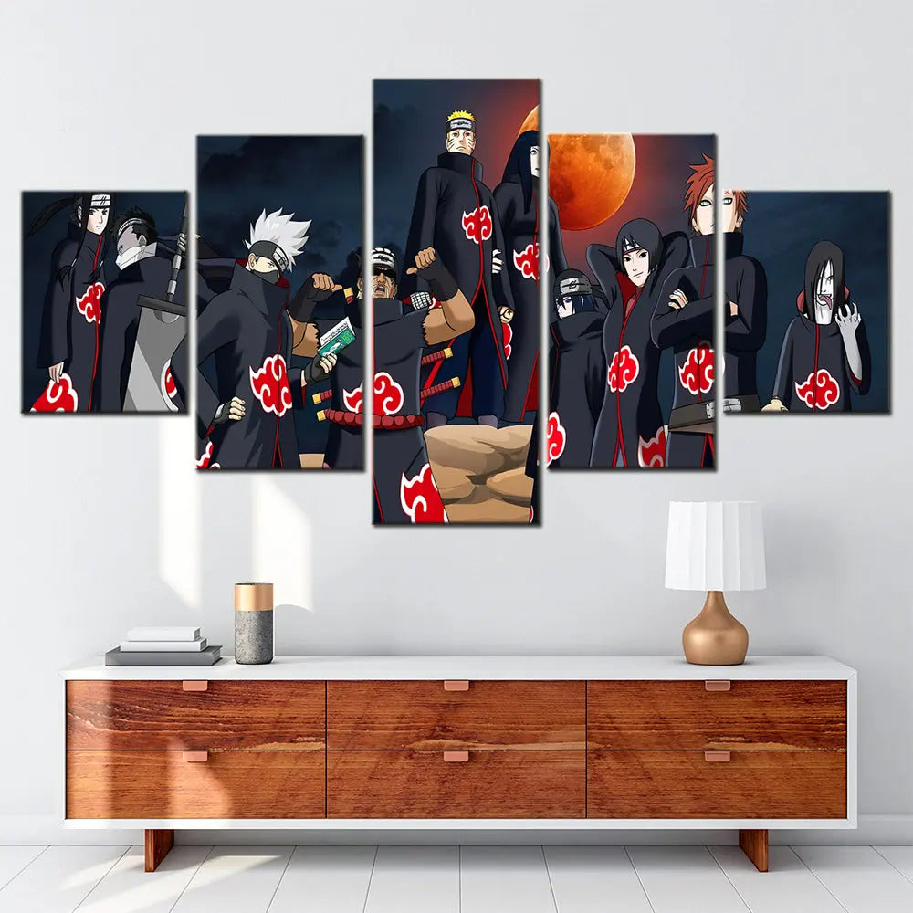 Ninjas Kleidung Akatsuki Gemälde - Naruto Shippuden™