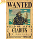 Gladius Wanted Poster – One Piece™