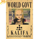 Kalifa Wanted Poster – One Piece™