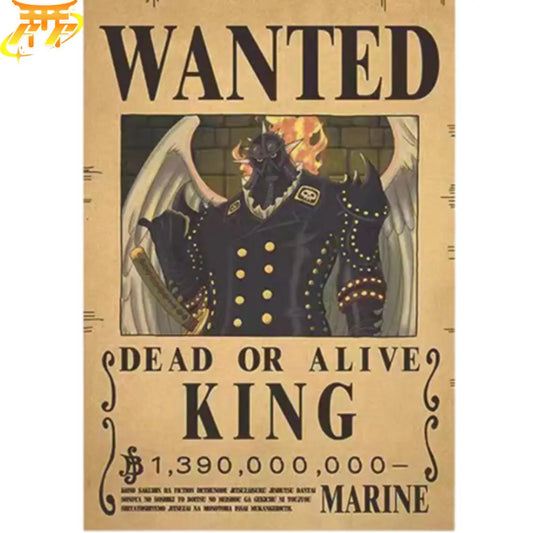 King Wanted Poster – One Piece™