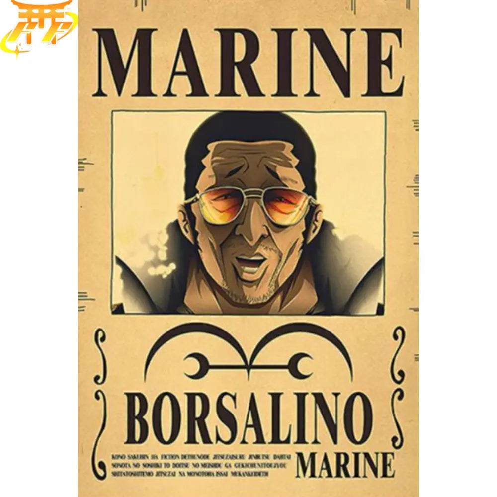 Kizaru Wanted Poster – One Piece™