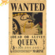 Queen Wanted Poster – One Piece™