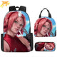 Sakura Realist Art Rucksack mit Federmäppchen und Tasche - Naruto Shippuden™