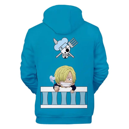 Sanji Vinsmoke ’Jambe Noire’ Pullover– One Piece