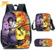 Sasuke x Naruto Rikudo Sennin Rucksack mit Federmäppchen und Tasche - Naruto Shippuden™