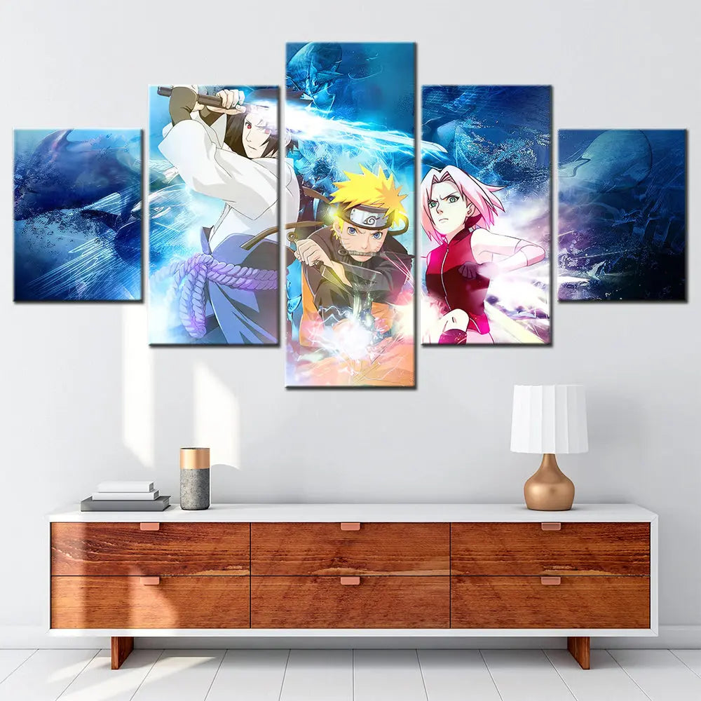 Sasuke x Naruto x Sakura Gemälde - Naruto Shippuden™