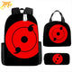 Sharingan 2 Tomoe Rucksack mit Federmäppchen und Tasche - Naruto Shippuden™
