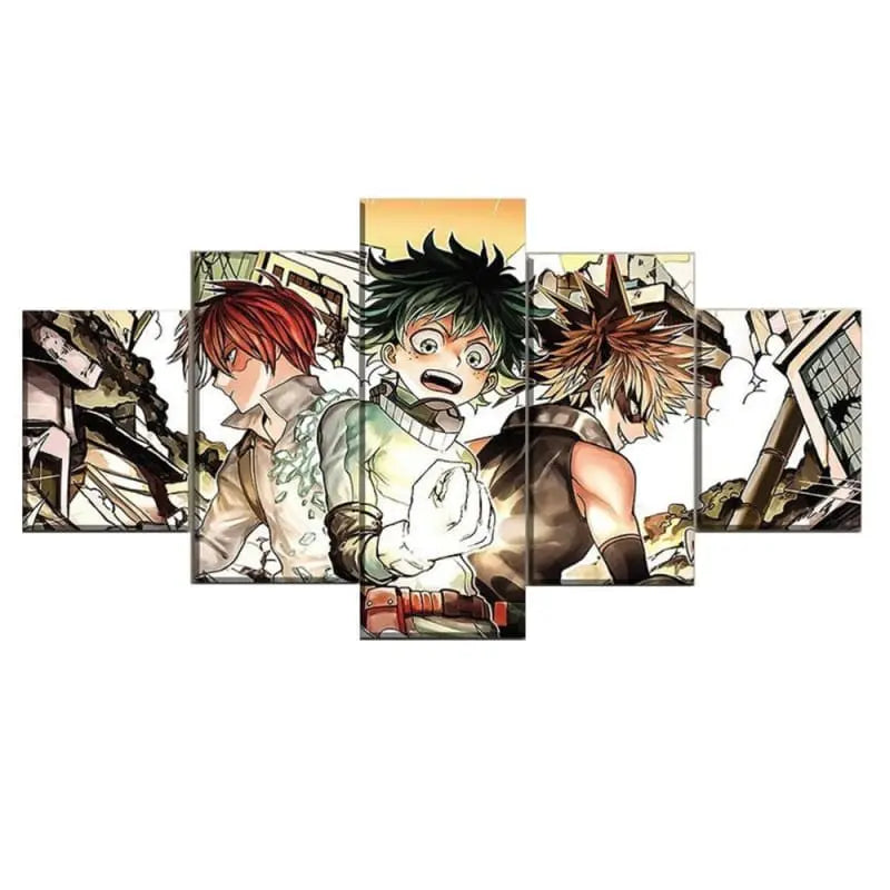 Shoto- Izuku- und Bakugo-Gemälde – My Hero Academia™