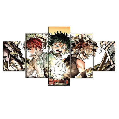 Shoto- Izuku- und Bakugo-Gemälde – My Hero Academia™