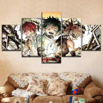 Shoto- Izuku- und Bakugo-Gemälde – My Hero Academia™